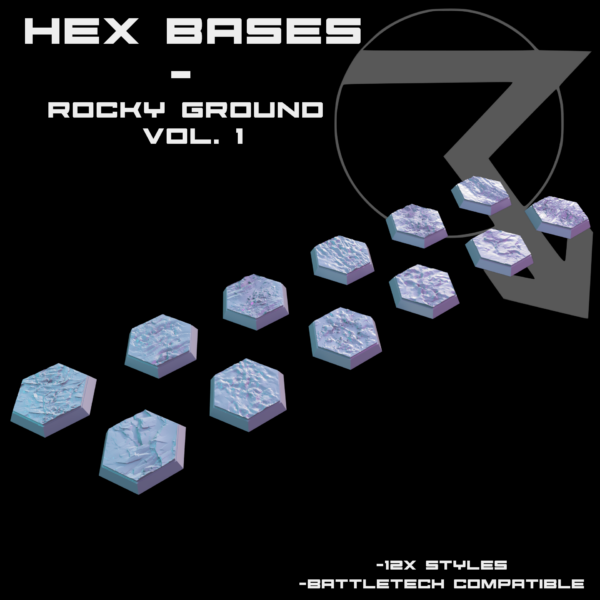 Hex Base Rocky Ground Set